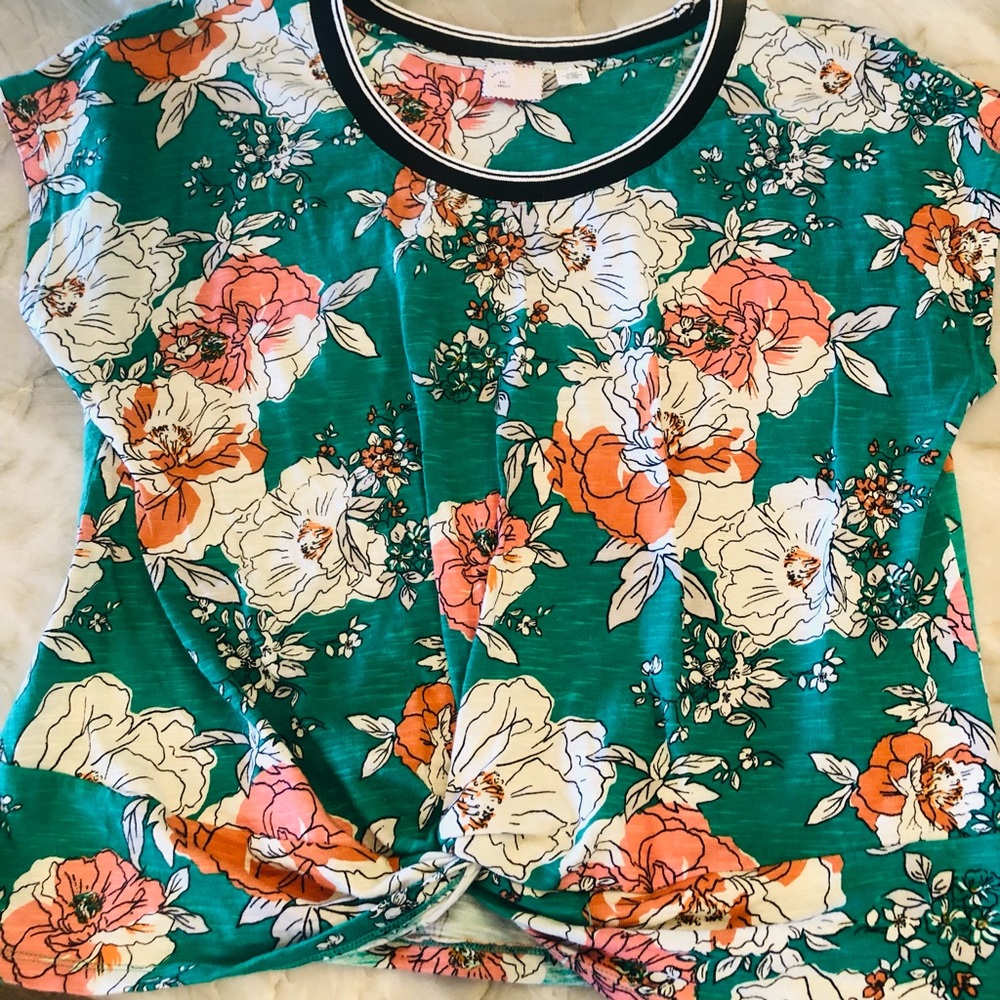 Anthropologie floral shirt